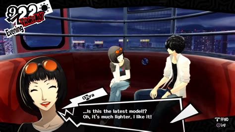The protagonist automatically starts Futaba's Confidant on August 31st. . Persona 5 royal ohya confidant